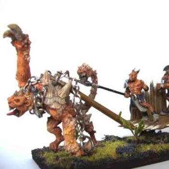 Beastman chariot (conversion) by Terecius
