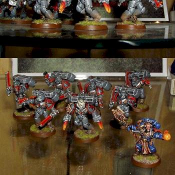 Emperors Fists Space Marine Assault Marines by fraggL