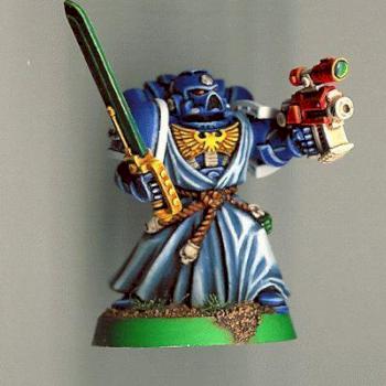 Space Marine Veteran Sergeant by wallydoo