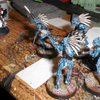 Kroot -vs- The Emperor's Champion by blackbob