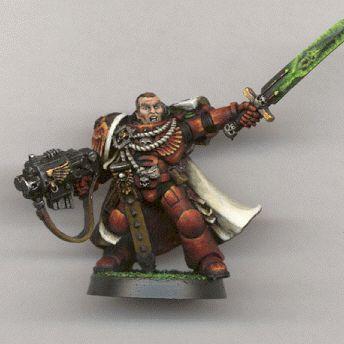 Warhammer 40k Space Marines Commander by Wanderer