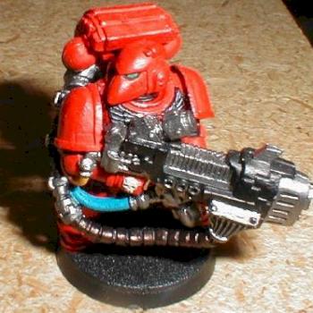 Blood Angels Plasmacannon SpaceMarine by BlackBob