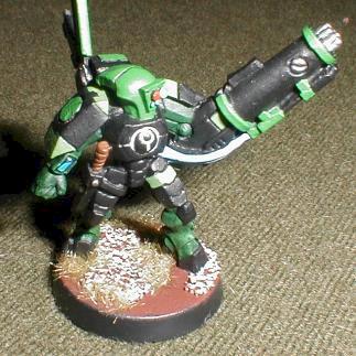 Tau XV15 Stealth Battlesuit Team Leader by Blackbob