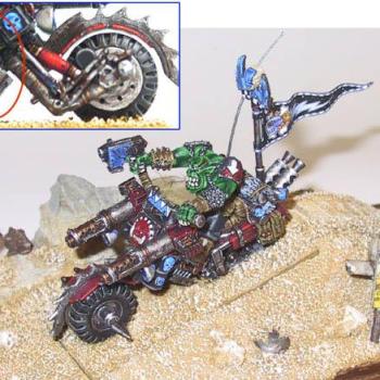 Ork Bikerboss - Brakeless Warband by Fabio