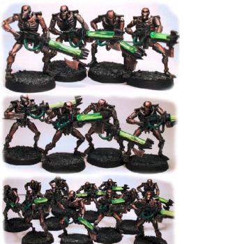 Necron Warriors by Ion man