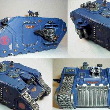Crimson fist Land Raider by R Grella