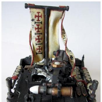 Black templar vindicator by Pizzasemmel