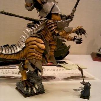 Gigantic Dragon Centaur by tichiro