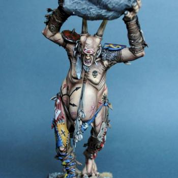 Beastmen Cygor Giant Conversion by BloodyBeast.com