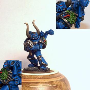 Chaos Space Marine (Alpha Legion) by Fufein