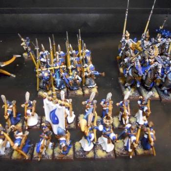 High Elves Batallion by hazelanne