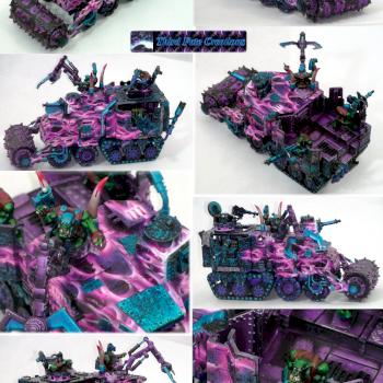 Flamin Pink Orc Battlewagon by RevenantDrag00n