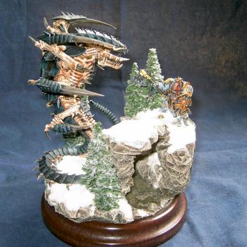 Space Wolve vs.Trygon by N-Dee