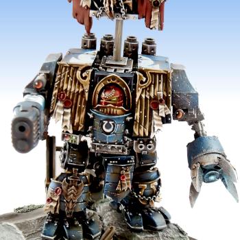 Forge world ultramarines dreadnought by miniatureheaven