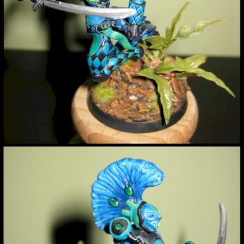 Harlequin Troupemaster by enyatryes