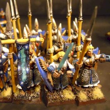 High Elves Spearmen by hazelanne