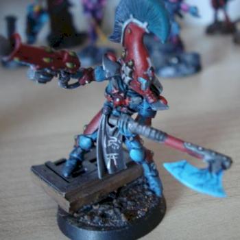 Eldar autarch by Childerick