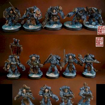 space wolves army by caiman