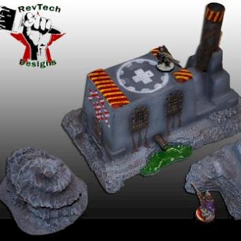 Small Industrial Buildings Terrain Set by Starfog