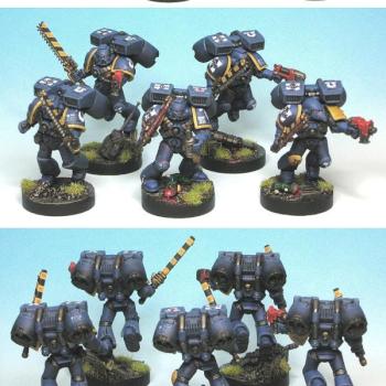 Ultramarines Assault Squad by winterdyne