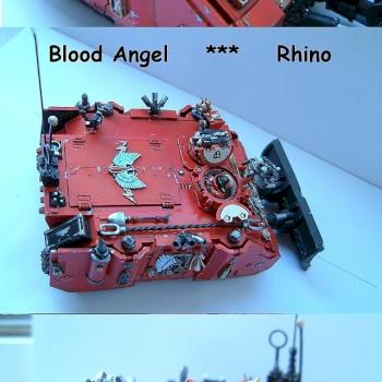Blood Angel Rhino by senfone