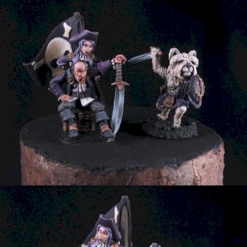 Pirate Couple and Pooch by Cash Wiley