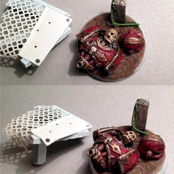 Modded Balthasar, Dark Angels 5th Company Master (base) by W.Ho.P.S.