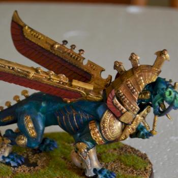Tomb Kings Necrosphinx by bobflow