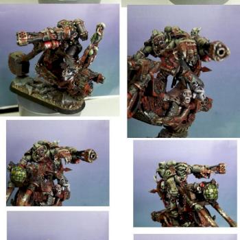 lord nurgle on bike ( comission work) by avalon008
