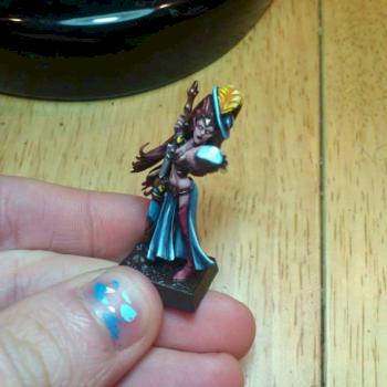 Dark Elf Sorceress by NoWeCoPa