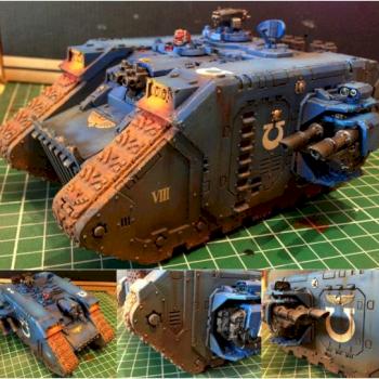 Ultramarine Land Raider by HeavyTankBuilder