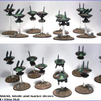 Shield, Missile and Marker Drones by Elmo9141