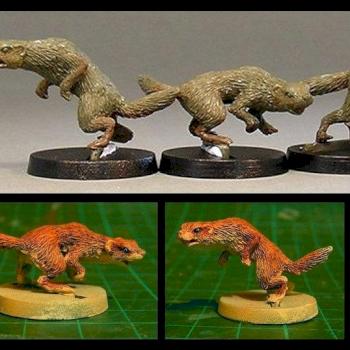 wascally weasels by snuurg, sculptor