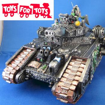 Dark Angels Angelus Redemptor Super-heavy Tank by Machinator
