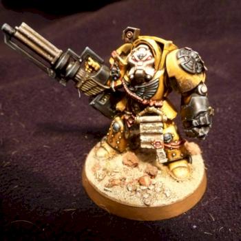 Imperial Fist Terminator Assault Cannon by Volley Fire