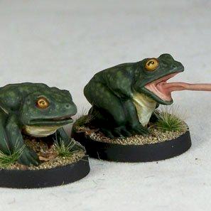 giant frogs by snuurg, sculptor