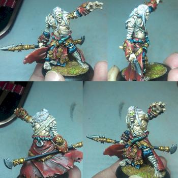 Skorne warbeast Cyclops Shaman by St.Loong