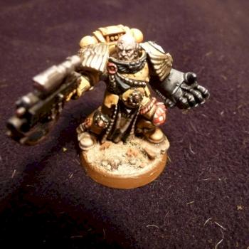 Imperial Fists Sternguard Sergeant by Volley Fire