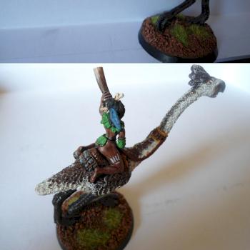 Terror Bird w/ Rider by Corinthius