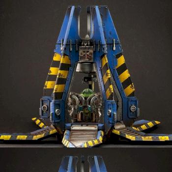 Space Marines Drop Pod by luk_art