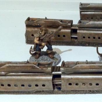 Necromunda barricades terrain by Andy_T