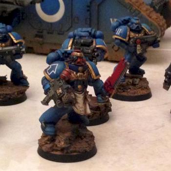Ultramarines Tactical Squad by HeavyTankBuilder