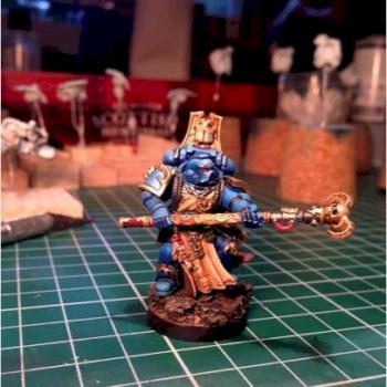 Ultramarines Librarian by HeavyTankBuilder