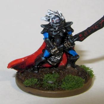15MM Elric of Melnibone in his black armor and Stormbringer by karlosrolero