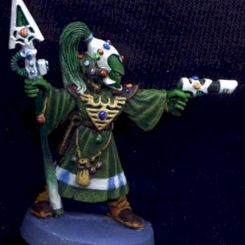 Eldar Warlock - Mighty Morphin Power Ranger - Tommy by litlamzetiv