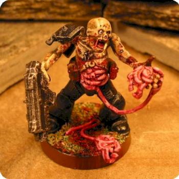 This guy has guts! Another Plague Marine by kriegz