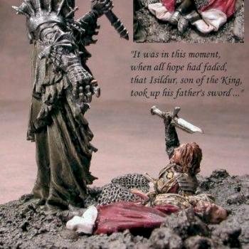 The Fall of Sauron by sivousplay