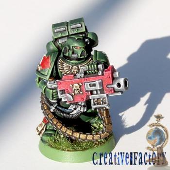 Dark Angel with heavy bolter by Sascha Wagener