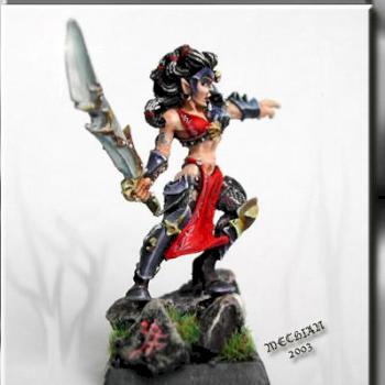 Witch elf II by Mechian