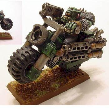 Ork biker 1 by Spanky